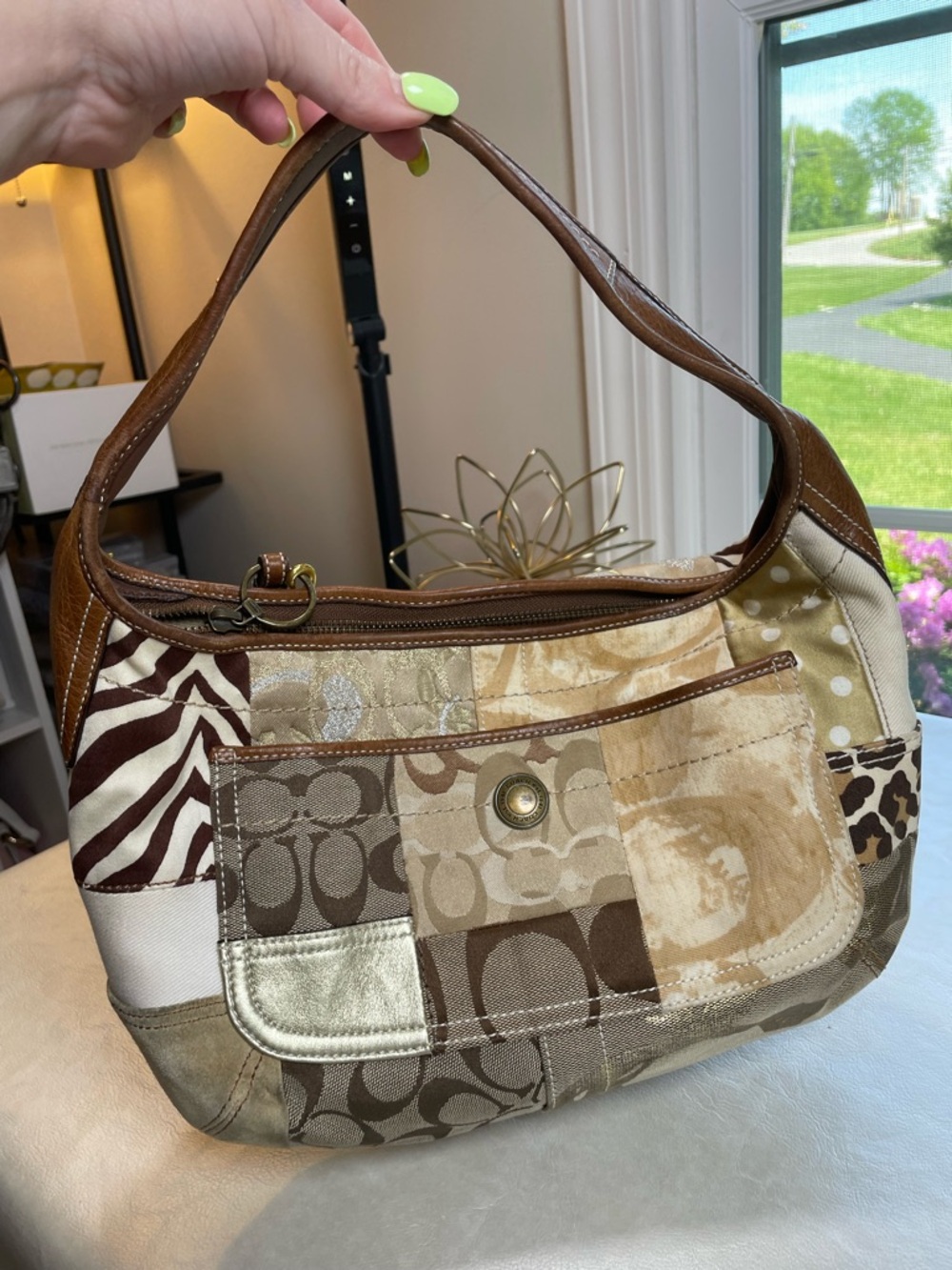 Coach Y2K Ergo Signature Patchwork Hobo Bag - Picture 10 of 17